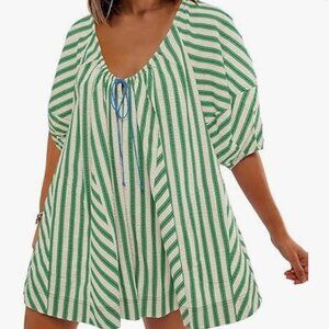 Cute Striped Romper